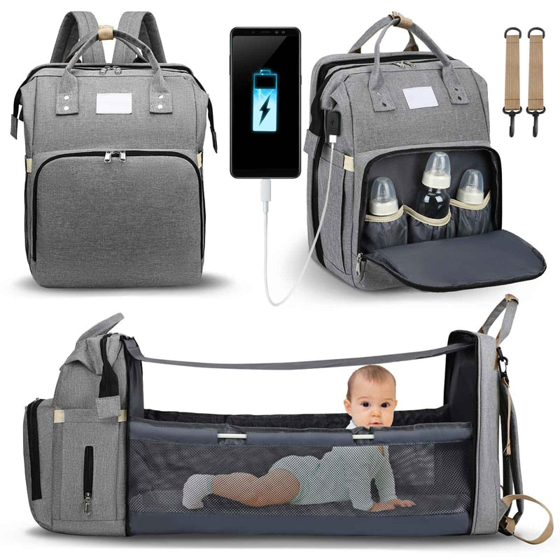 Sac à langer portatif | Berceau de voyage BabyNappy™ - Mon précieux trésor