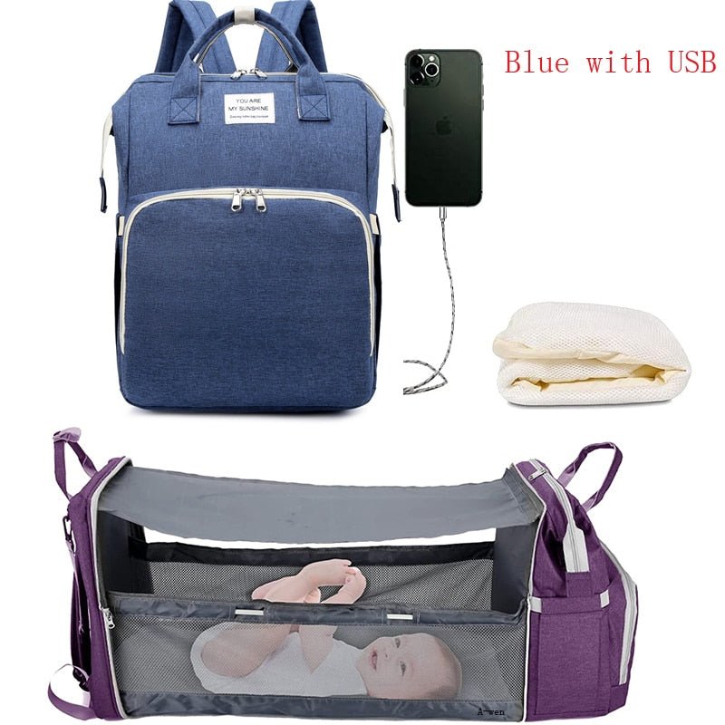 Sac à langer portatif | Berceau de voyage BabyNappy™ - Mon précieux trésor